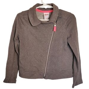 BK02 * Circo Girls Sparkle Full Zip Jacket Gray Size 4T